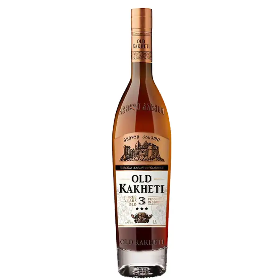 Old Kakheti 3 letá brandy 40% alk – 0,5 l Tříletá gruzínská brandy Old Kakheti vyniká jemnou chutí a lehkým dubovým dozvukem. Ideální volba pro ty, kdo objevují svět gruzínských destilátů. Old Kakheti Brandy 3 letá